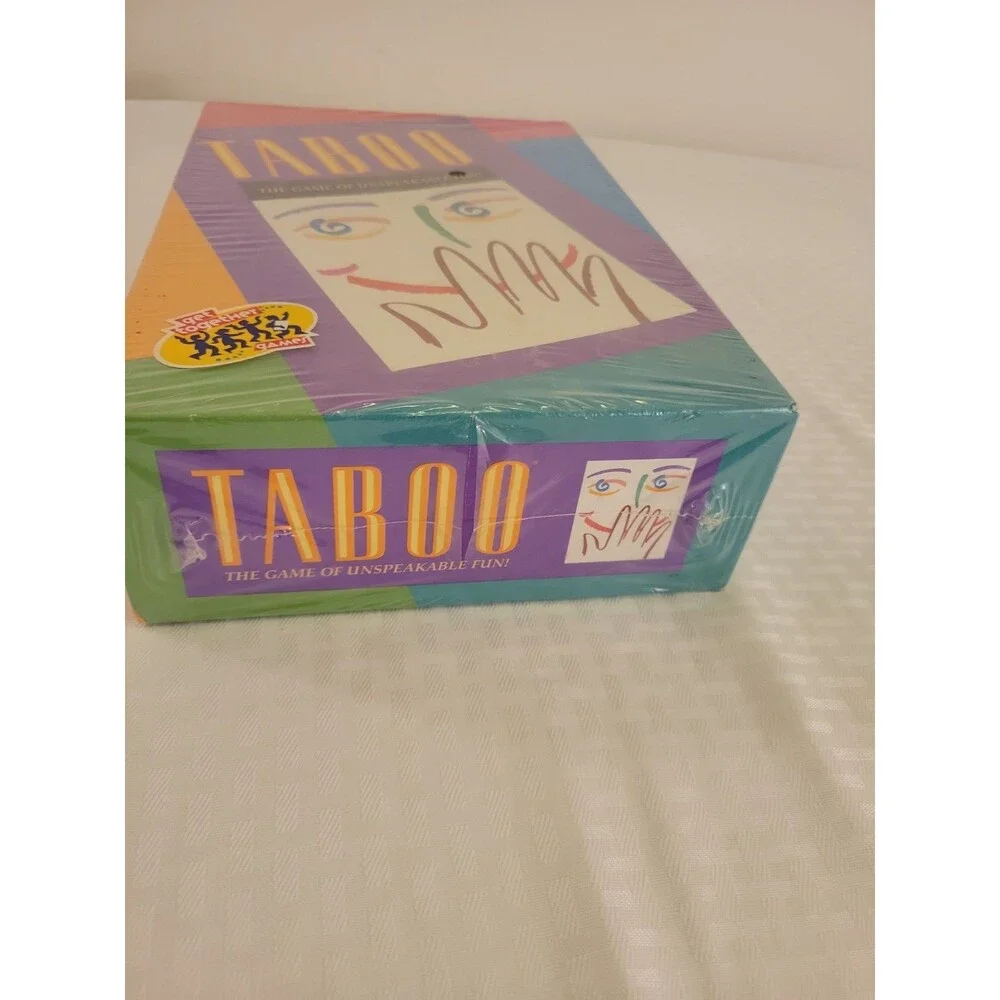 VTG TABOO Board Game Unspeakable Fun 100% New Sealed Year 2000